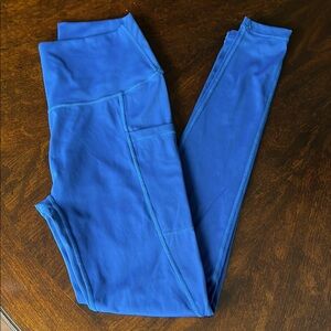 Constantly Varied Gear Blue Comfort Full Length Leggings size small